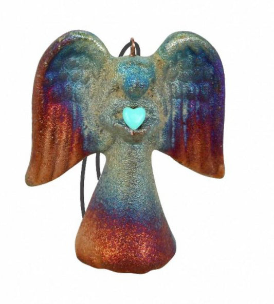 Raku Spirit Angel Ornament | In Box