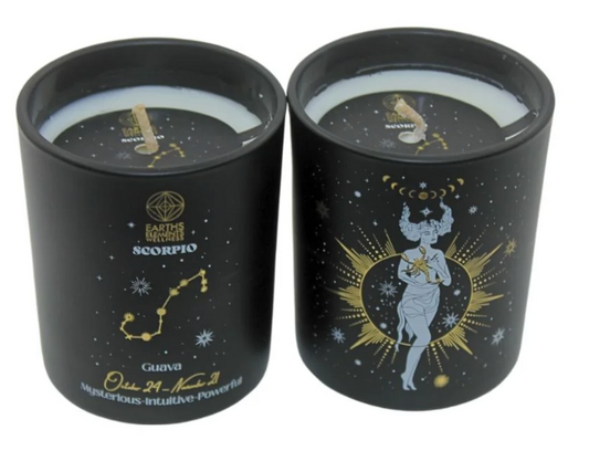 Scorpio Zodiac Sign Candle