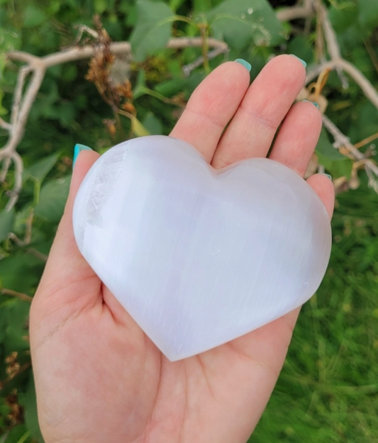 Selenite Heart