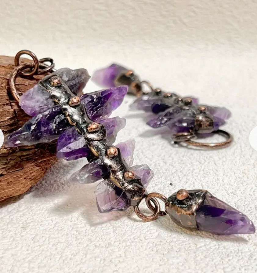 Amethyst Nordic Pendant Necklace