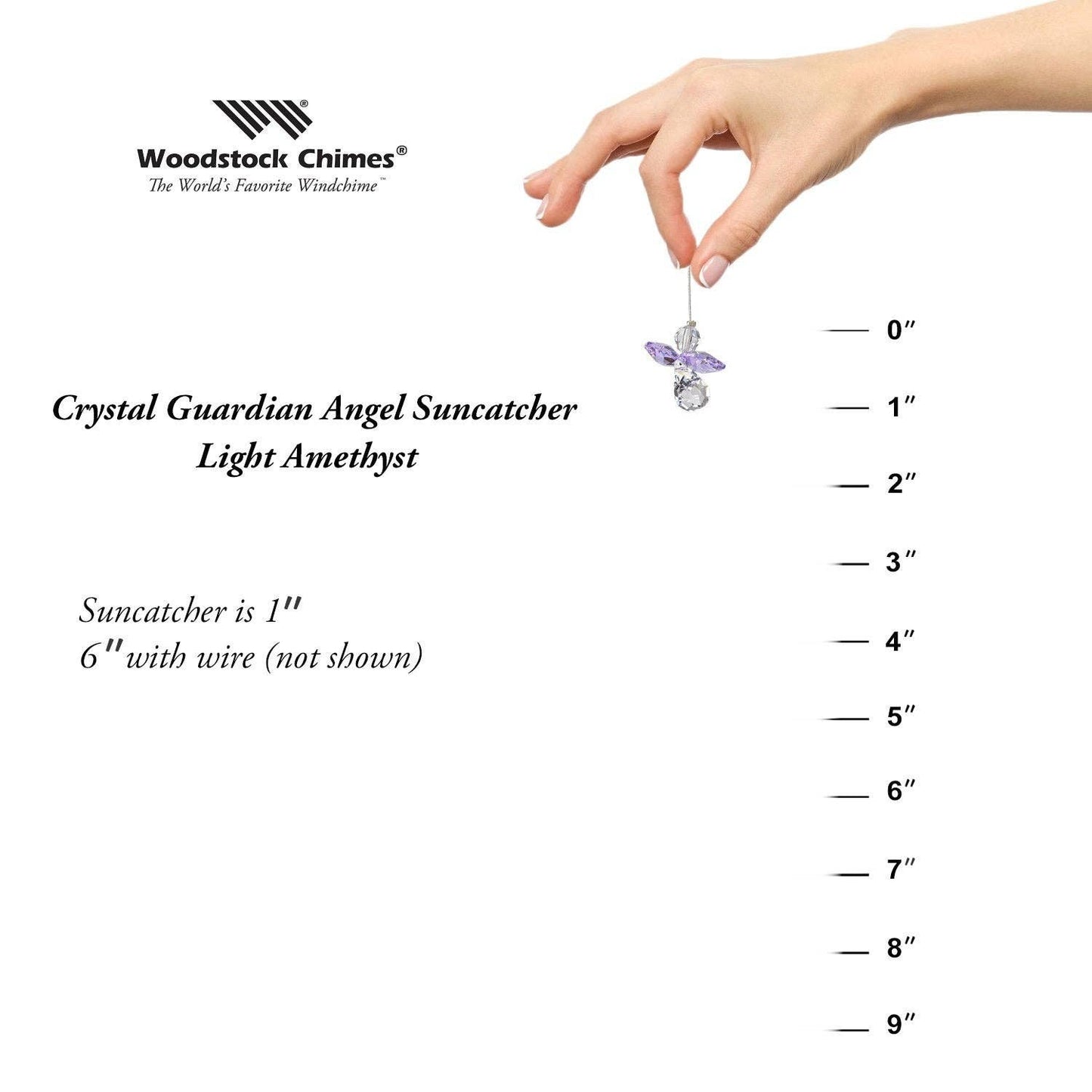 Crystal Guardian Angel™ - Light Amethyst