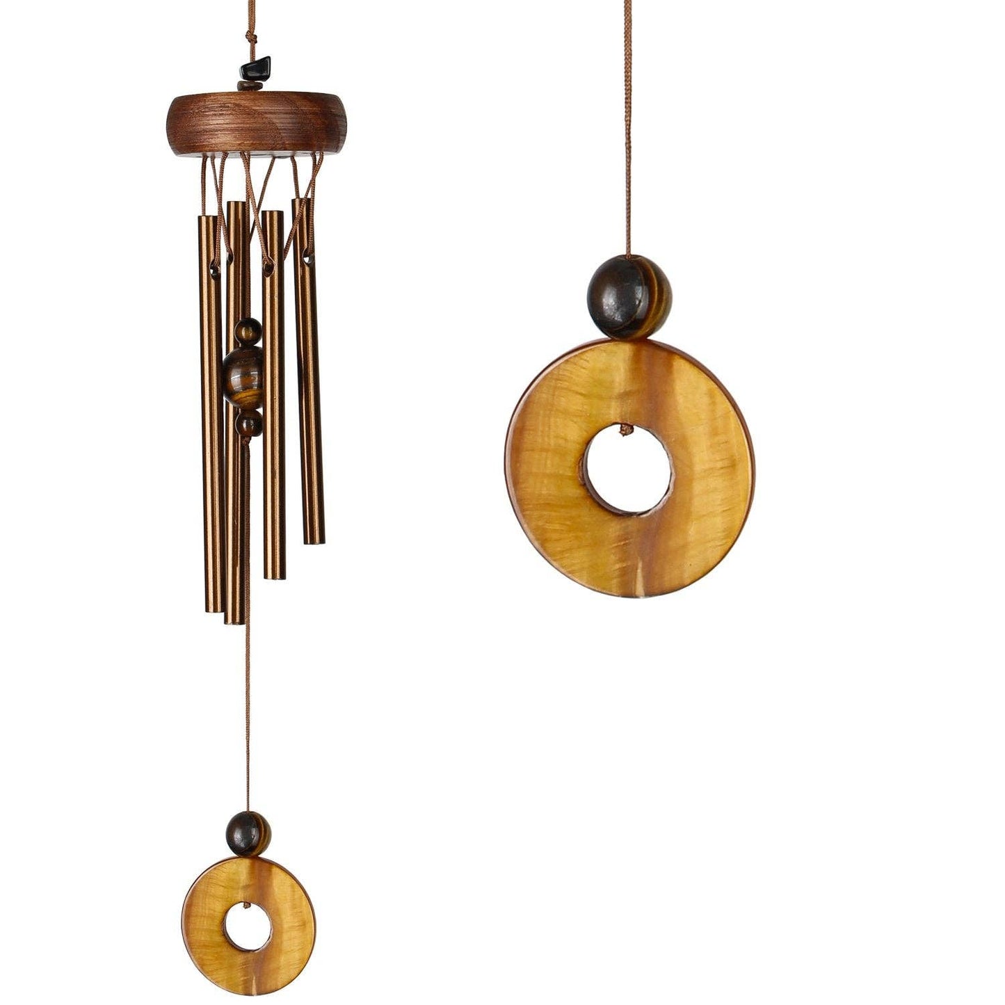 Precious Stones Wind Chime | Authentic Tiger’s Eye Healing Energy