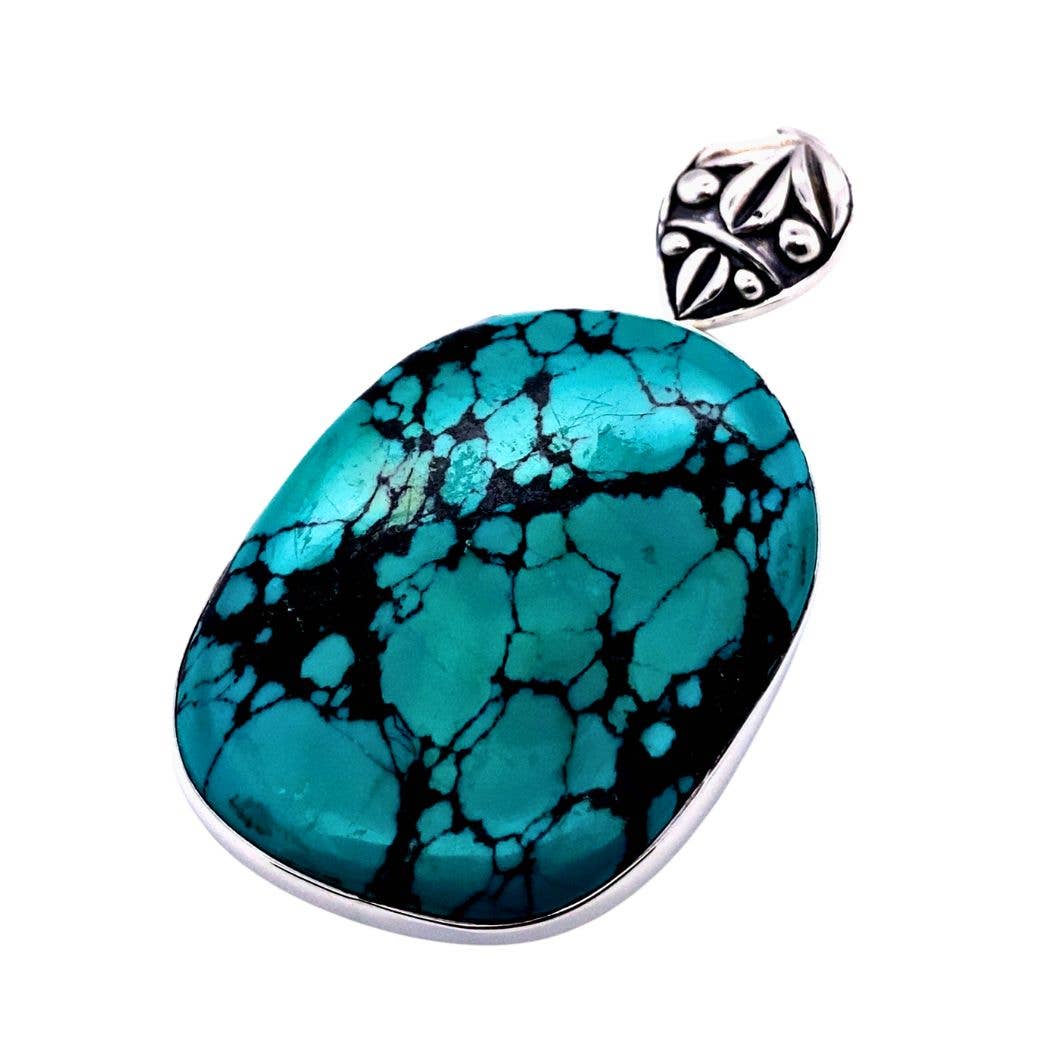 Tibetan Turquoise Treasure Pendant