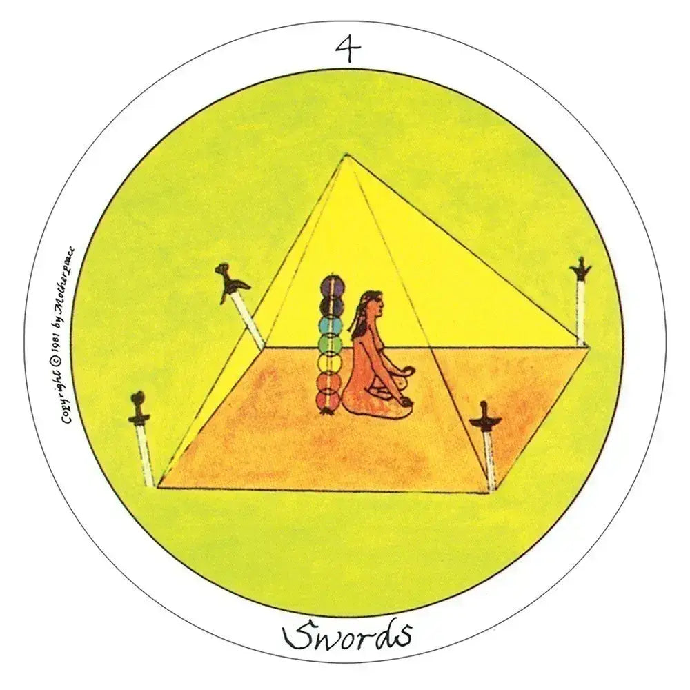 Mini Motherpeace Round Tarot Deck