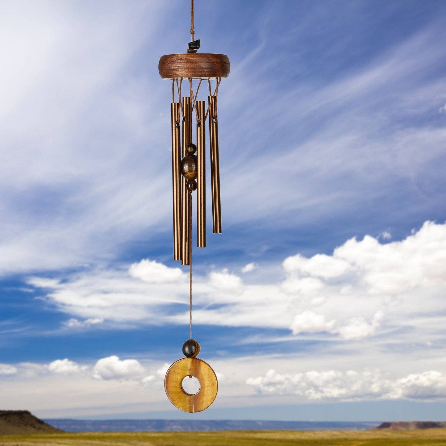 Precious Stones Wind Chime | Authentic Tiger’s Eye Healing Energy