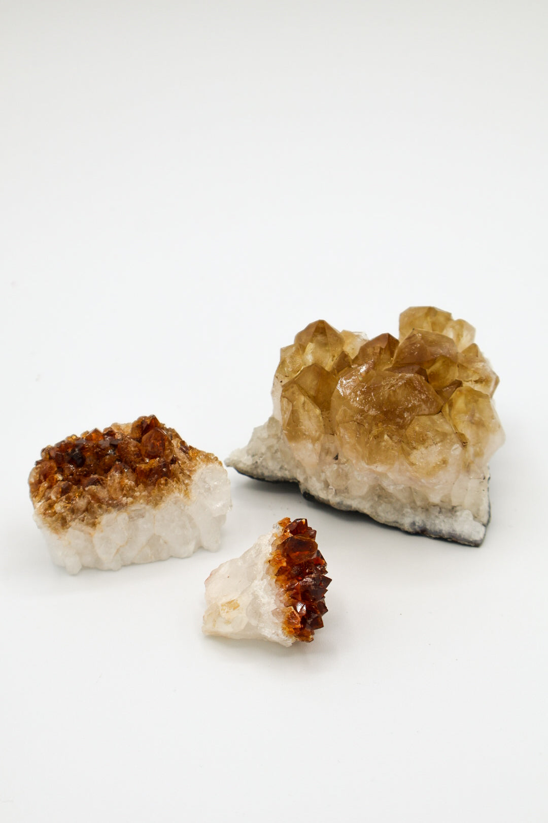 Citrine Druzy Clusters (Various Sizes)