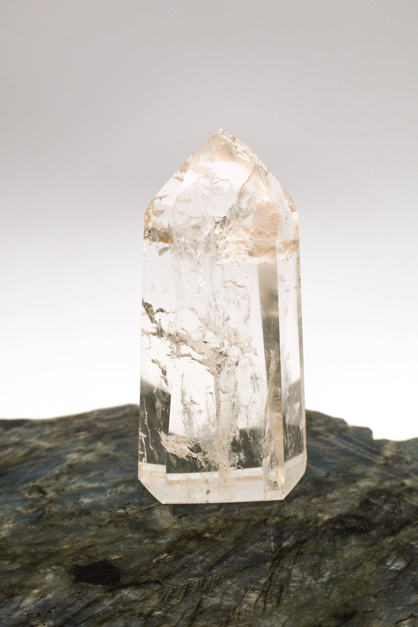 Clear Quartz Towers with Inclusions (Single Terminated)