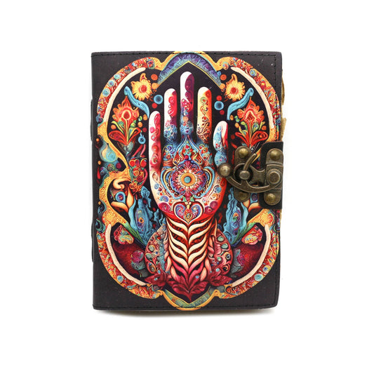 Guiding Hand Blank Leather Journal (5 x 7 in.)