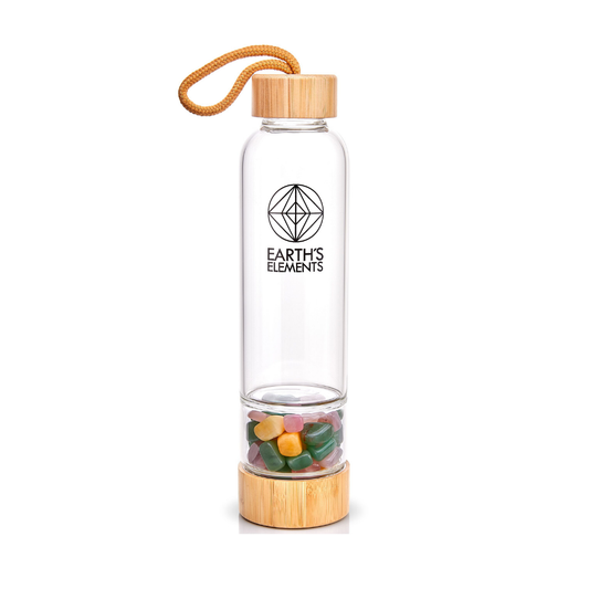 Sacred Healing Crystal Water Bottle