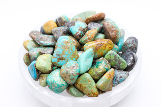 Natural Turquoise Tumbled Pocket Stone | 20-30mm