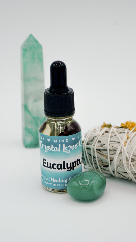 Eucalyptus Essential Oil by Crystal Love (15ml)