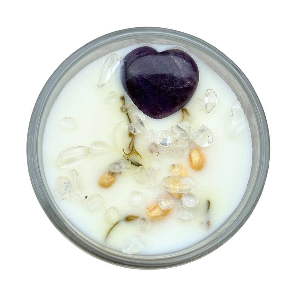 Divine Light Crystal Candle  | Earth’s Element Wellness