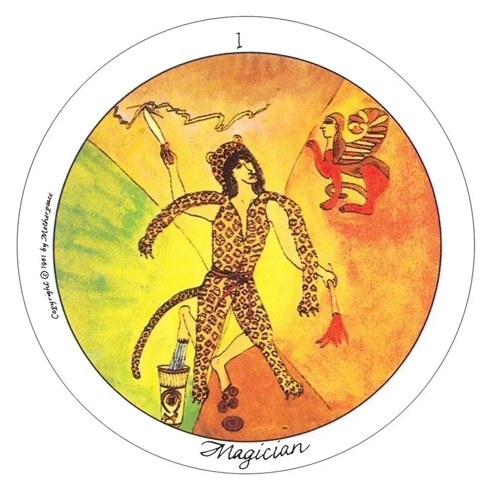 Mini Motherpeace Round Tarot Deck