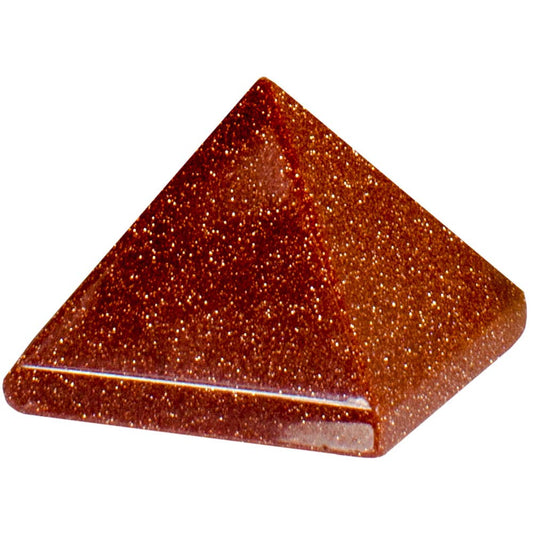 Red Goldstone Pyramid