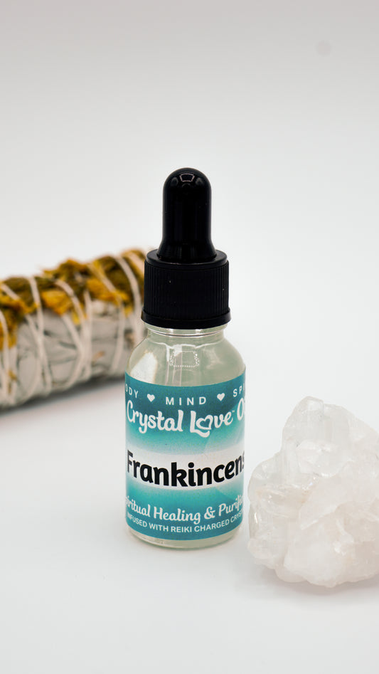 Frankincense Pure Essential Oil by Crystal Love (15ml)