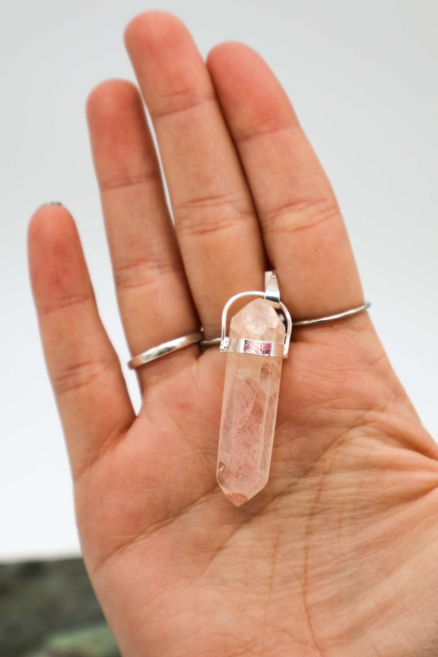 Golden Healer Quartz Pendant (Double Terminated)