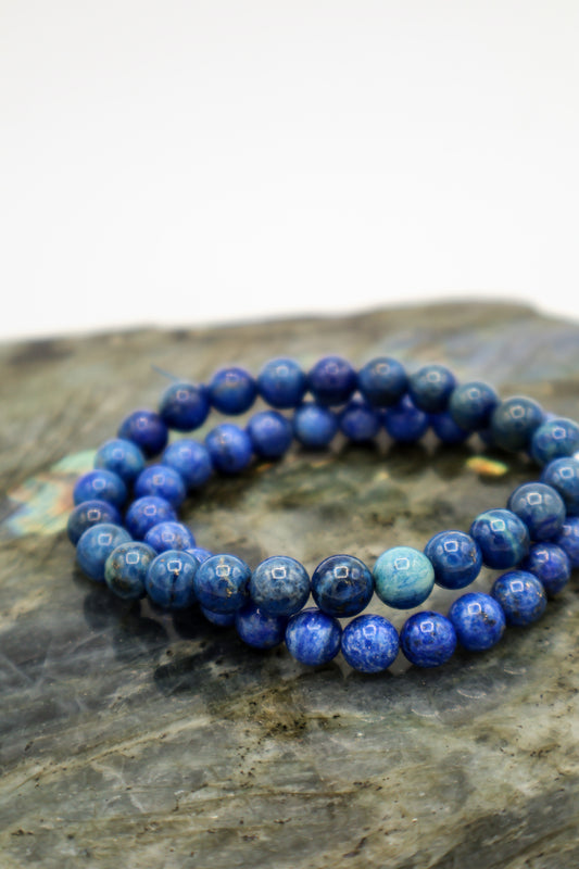 Premium Lapis Lazuli Bracelet (6mm)