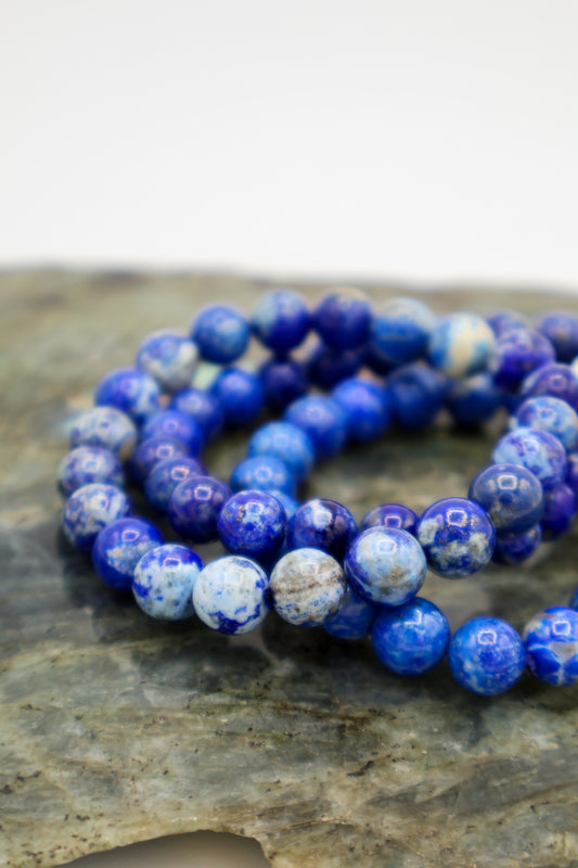 Premium Lapis Lazuli Bracelet (8mm)