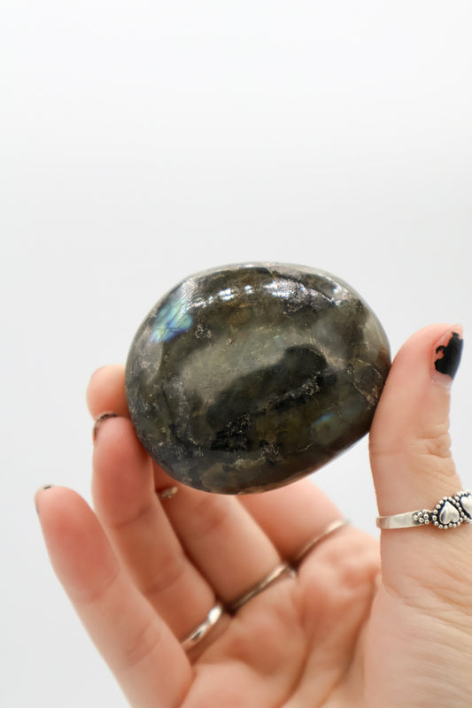 Labradorite Crystal Palm Stones