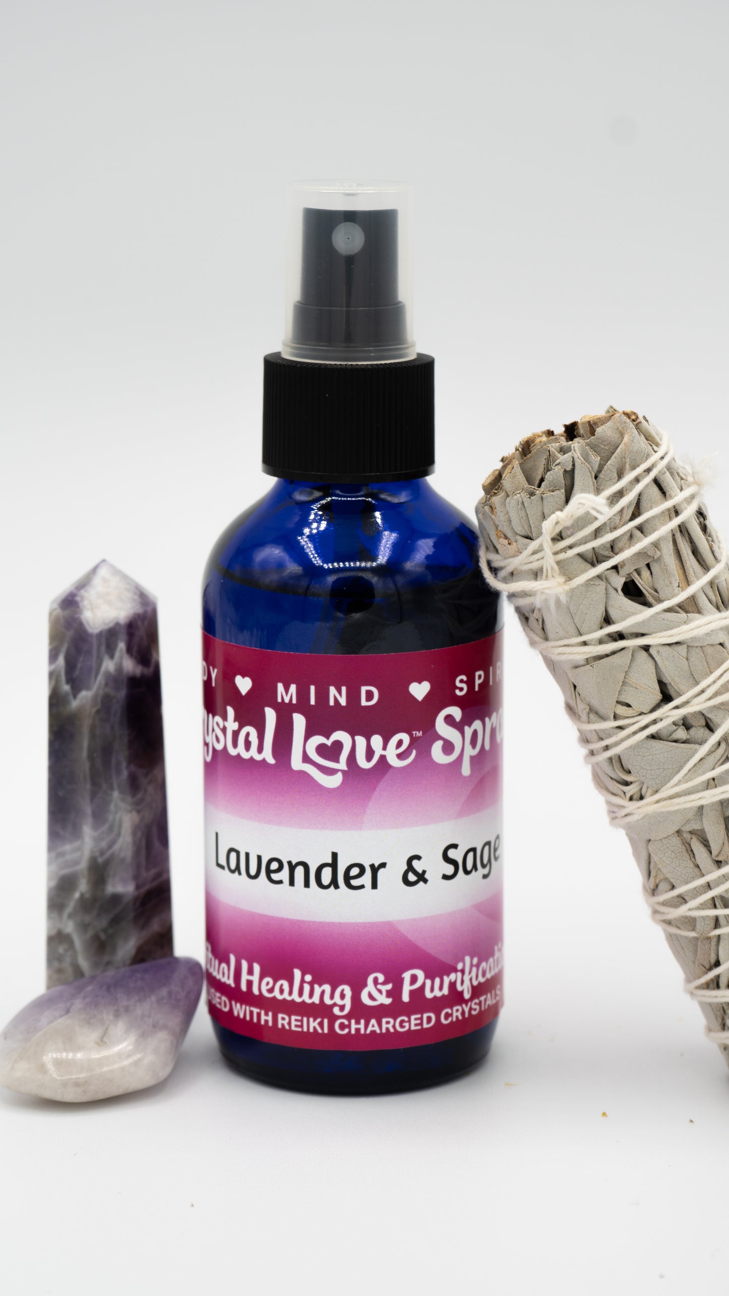 Lavender and Sage Spray by Crystal Love