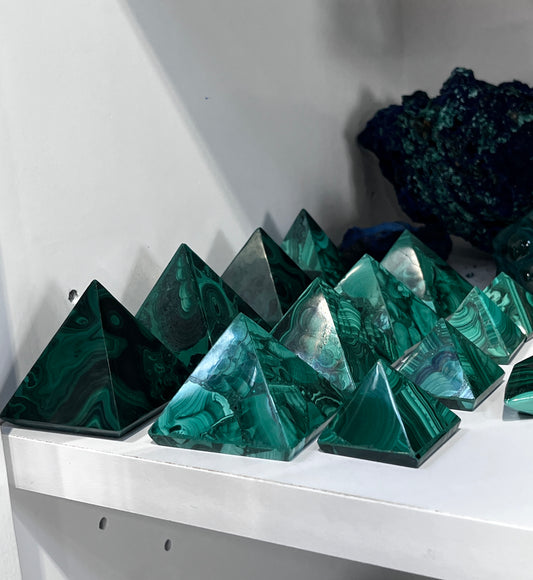 Malachite Pyramids