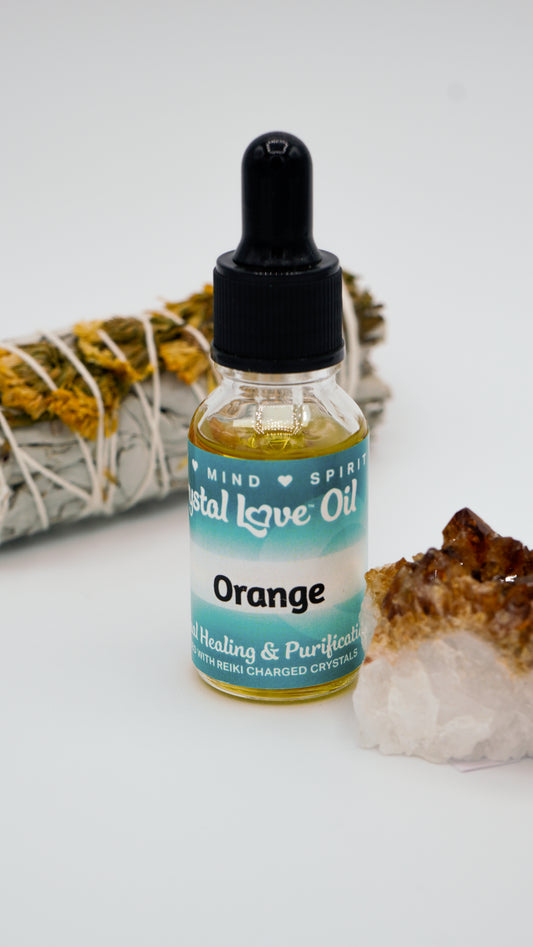 Orange Essential Oil by Crystal Love (15ml)