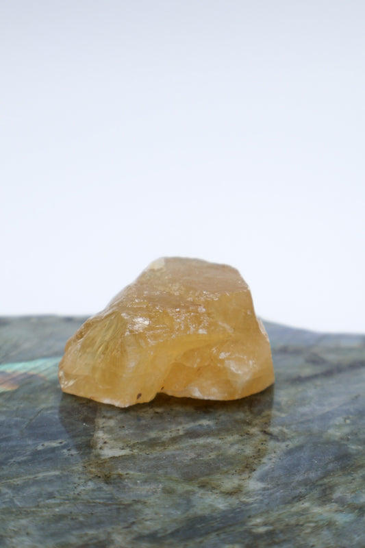 Honey Calcite Raw Rough Pocket Stone