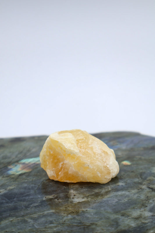 Orange Calcite Raw Rough Pocket Stone