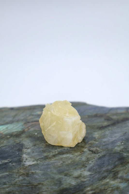 Yellow Calcite Raw Rough Pocket Stone