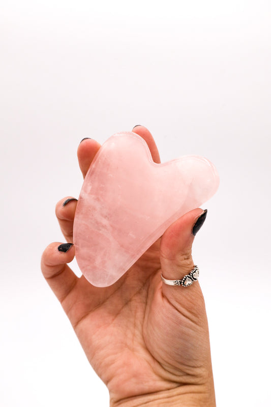 Rose Quartz Gemstone Gua Sha