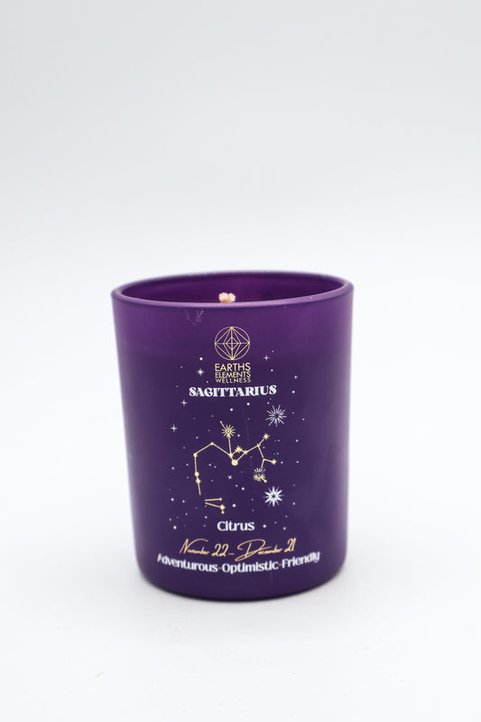 Sagittarius Zodiac Sign Candle