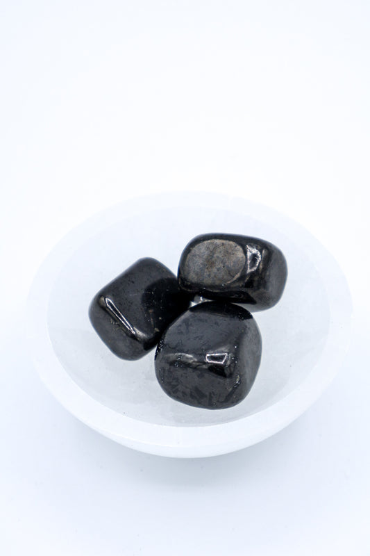 Shungite Tumbled Pocket Stone