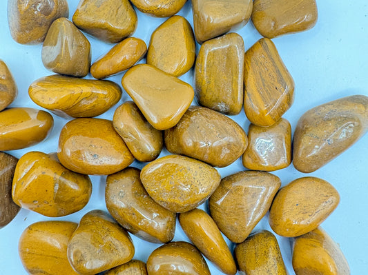 Yellow Jasper Tumbled Pocket Stone