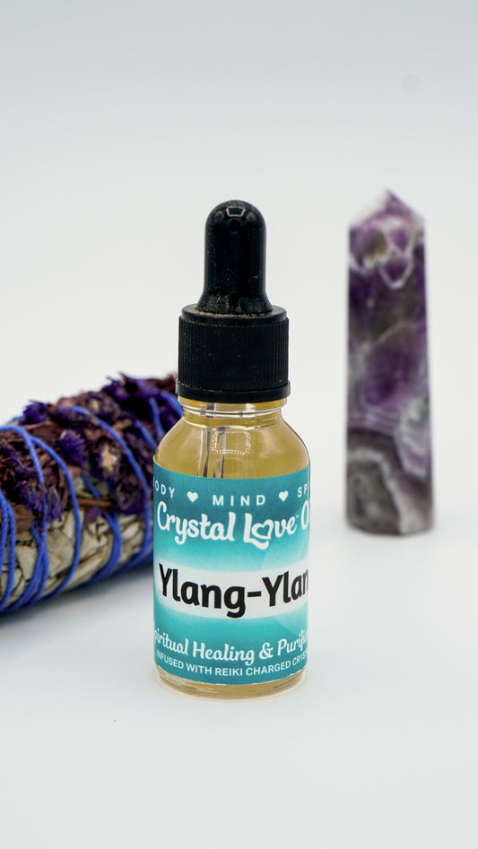 Ylang-Ylang Essential Oil by Crystal Love (15ml)